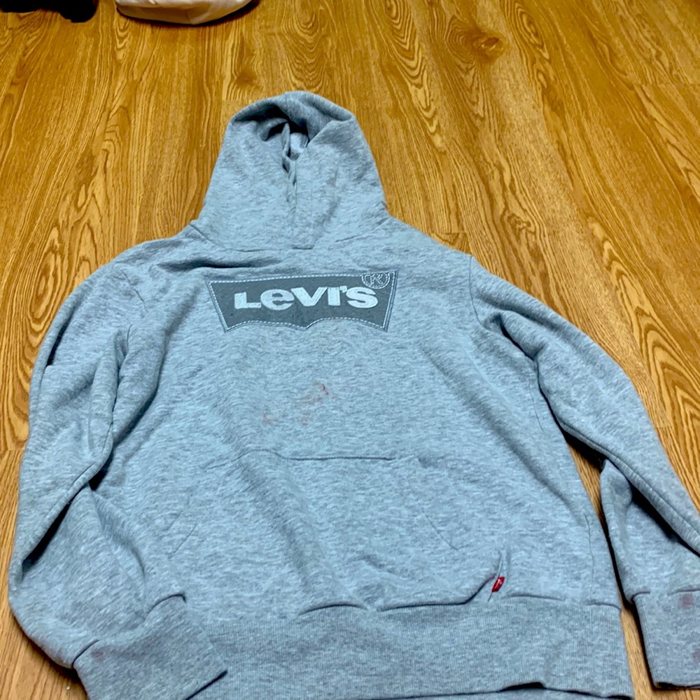 levi’s grey hoodie